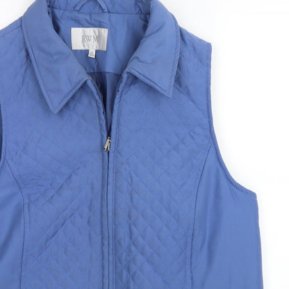 Womens UK Size M EWM Blue Gilet