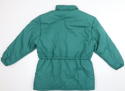Select Casuals Womens Green   Anorak Coat Size 12  - concealed hood