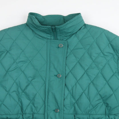Select Casuals Womens Green   Anorak Coat Size 12  - concealed hood