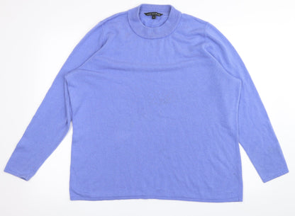 Love Knitwear Womens Purple   Pullover Jumper Size 20