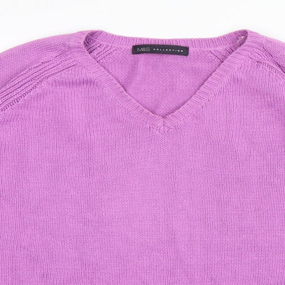 Marks & Spencer Womens Purple   Pullover Jumper Size 12