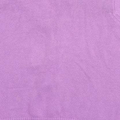 EWM Womens Purple  Rayon Cardigan Jumper Size M