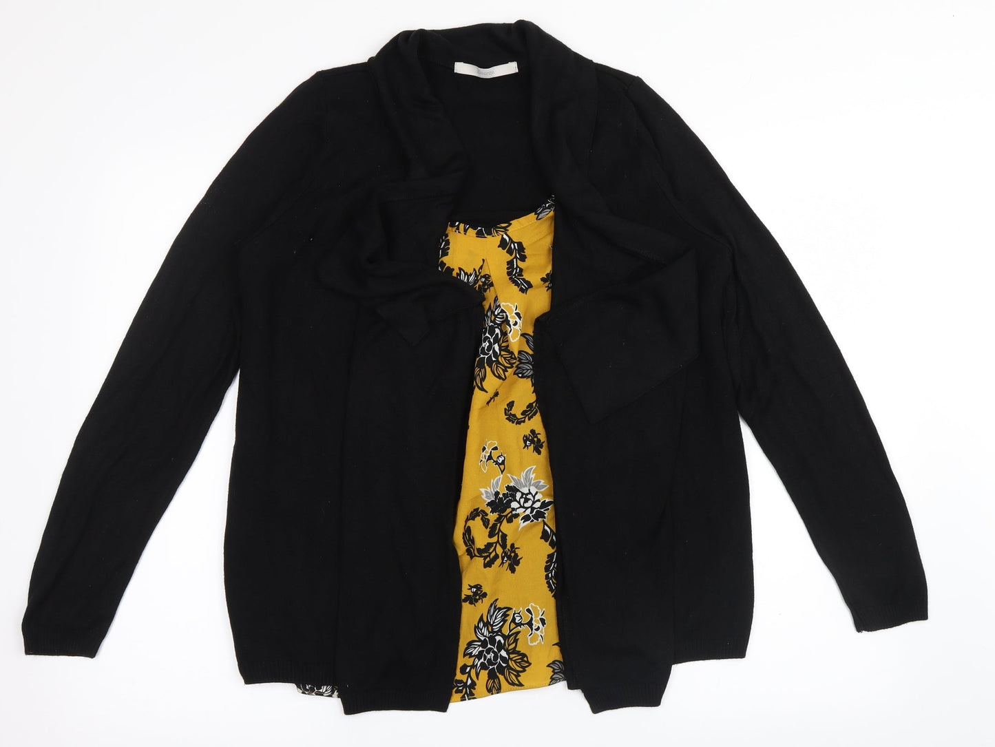George` Womens Black   Cardigan Jumper Size 10  - blouse front