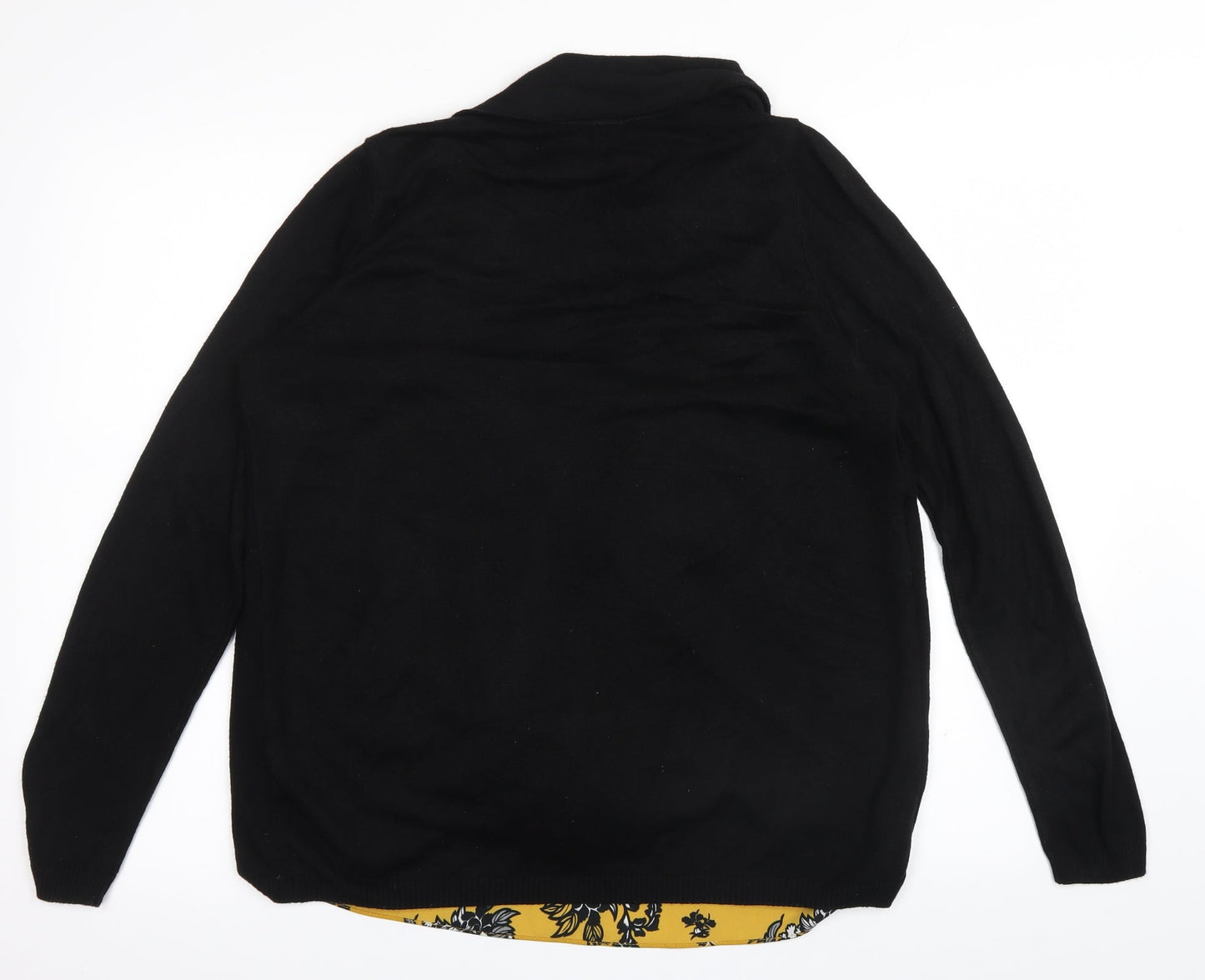 George` Womens Black   Cardigan Jumper Size 10  - blouse front