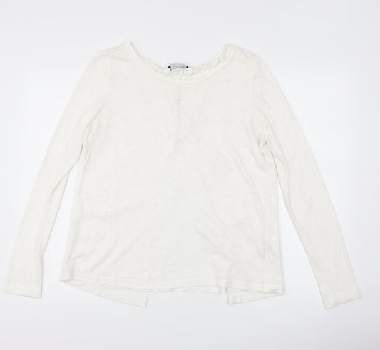 Womens UK Size 16 Dorothy Perkins White Basic T-Shirt