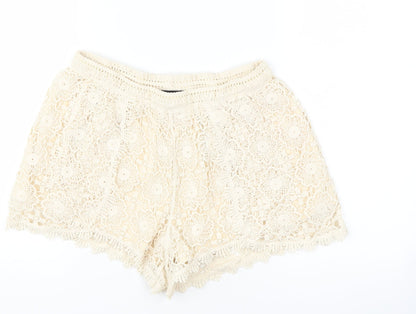 New Look Womens Beige   Hot Pants Shorts Size 10