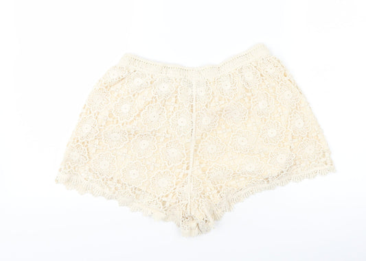New Look Womens Beige   Hot Pants Shorts Size 10