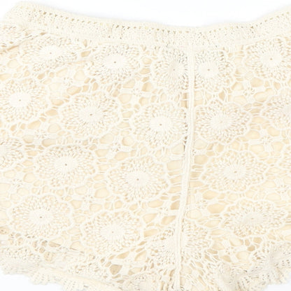 New Look Womens Beige   Hot Pants Shorts Size 10
