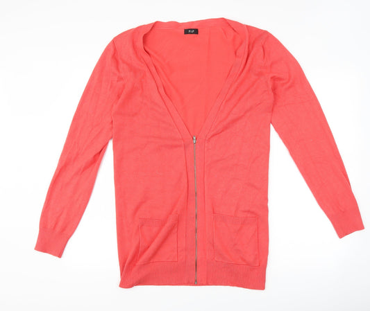 F&F Womens Pink   Jacket Coatigan Size 12