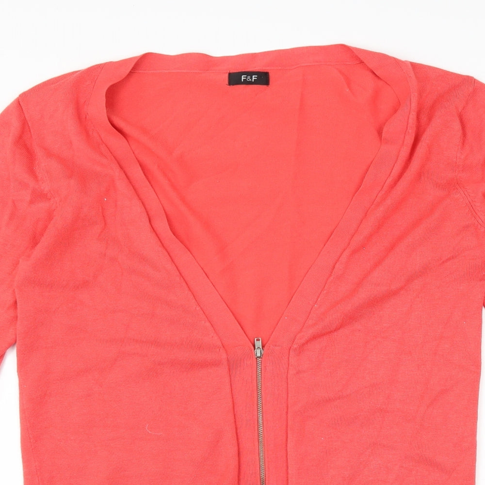 F&F Womens Pink   Jacket Coatigan Size 12