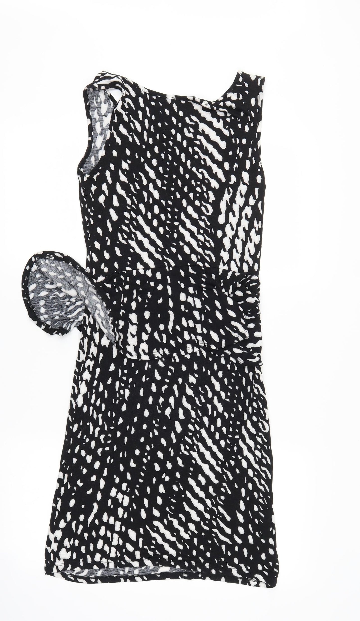 George Womens Black Animal Print  Bodycon  Size 10