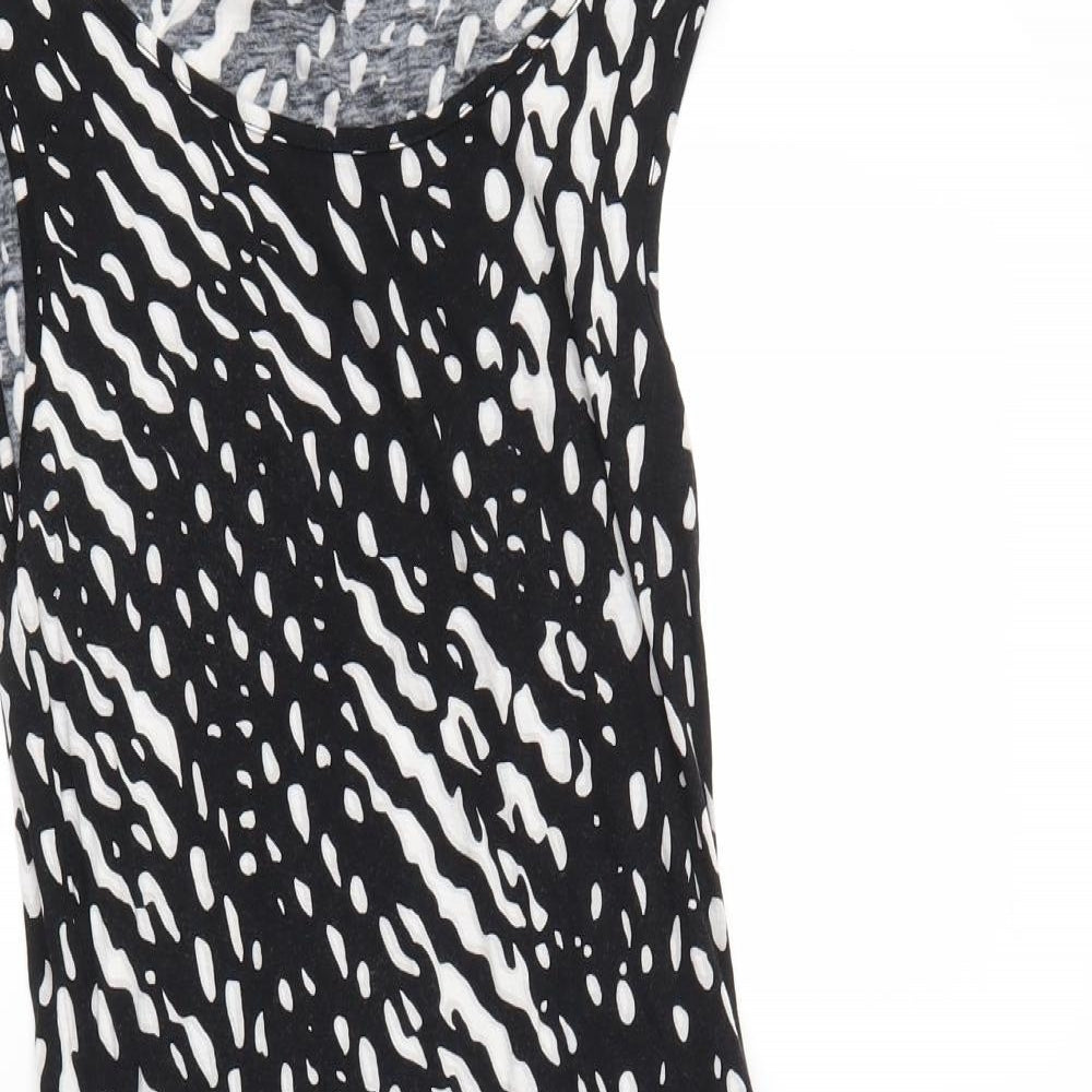 George Womens Black Animal Print  Bodycon  Size 10