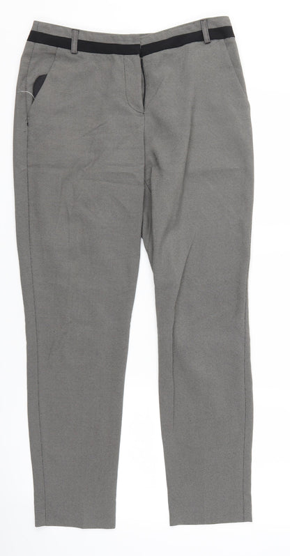 George Womens Grey   Trousers  Size 8 L27 in