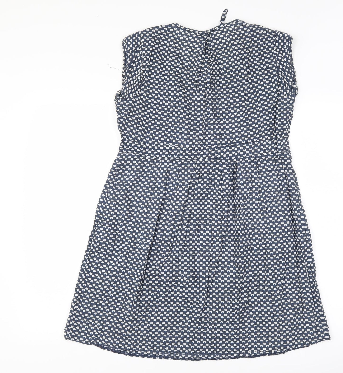 George Womens Blue Polka Dot  Shift  Size 8