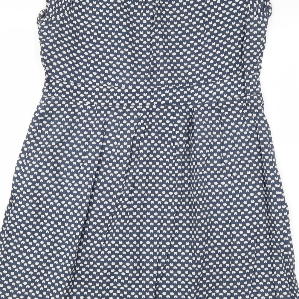George Womens Blue Polka Dot  Shift  Size 8