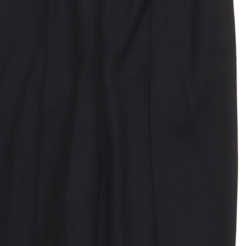 Womens UK Size 16 Papaya Regular Fit  Black Trousers