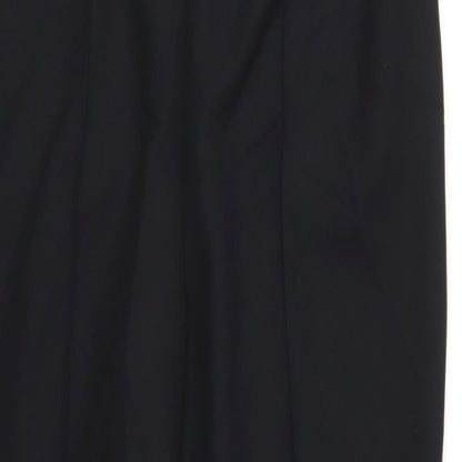 Womens UK Size 16 Papaya Regular Fit  Black Trousers