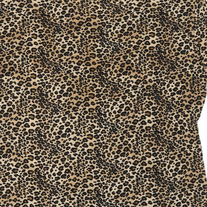 Frazier Lawrence  Womens Brown Animal Print  Basic T-Shirt Size L