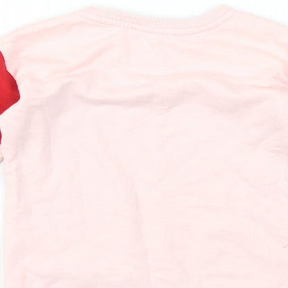 Primark Girls Pink Striped  Pullover Sweatshirt Size 3-4 Years  - Bonjour