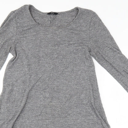F&F Womens Grey   Skater Dress  Size 6