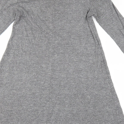 F&F Womens Grey   Skater Dress  Size 6