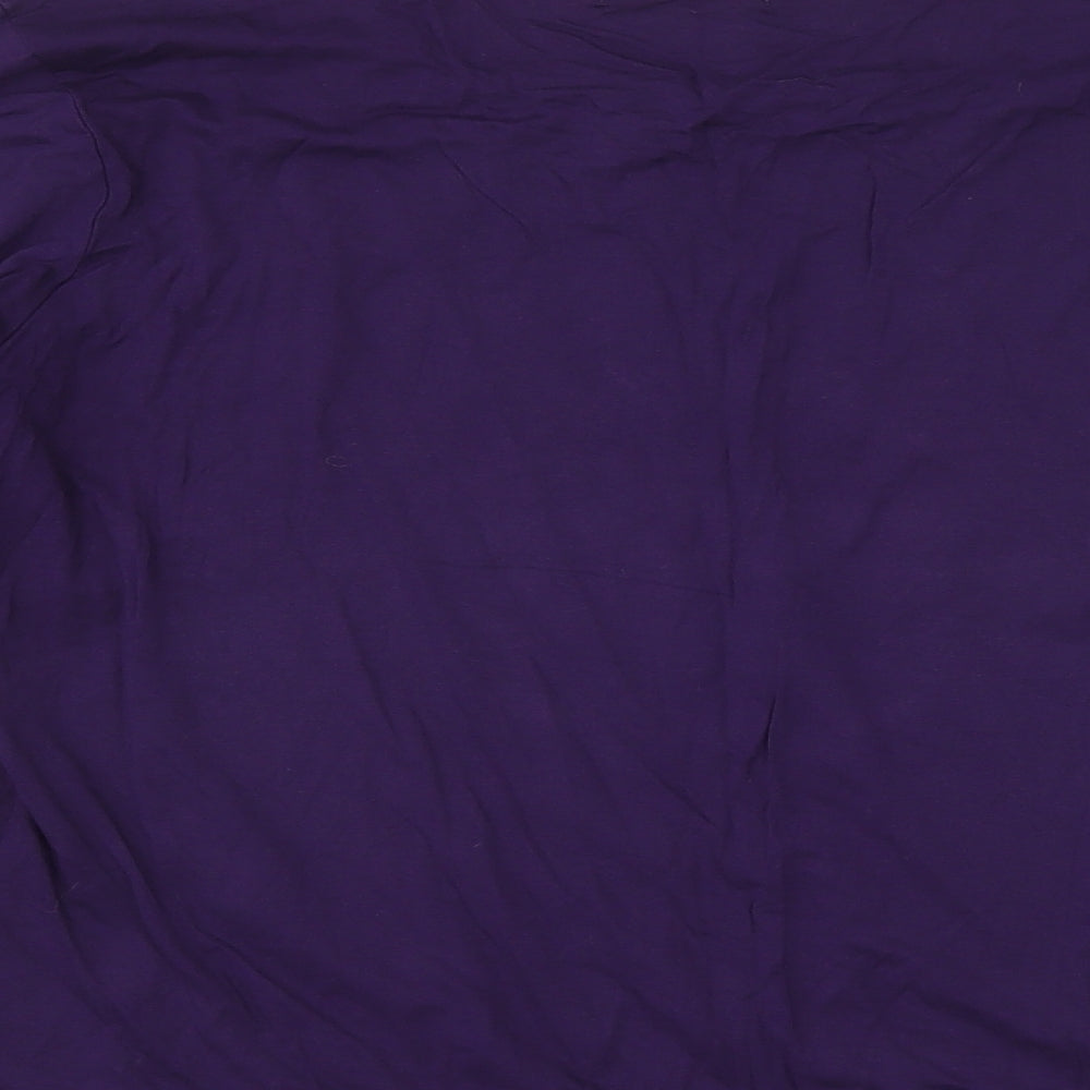 Womens UK Size 20 Preworn Purple Basic T-Shirt