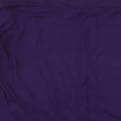 Womens UK Size 20 Preworn Purple Basic T-Shirt