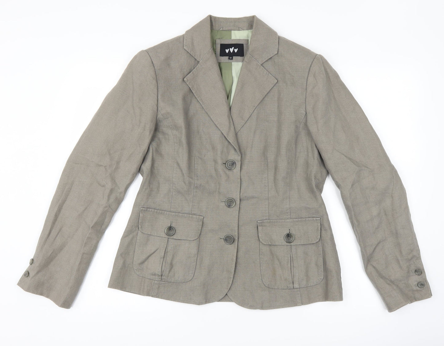Per Una Womens Grey   Jacket Suit Jacket Size 12