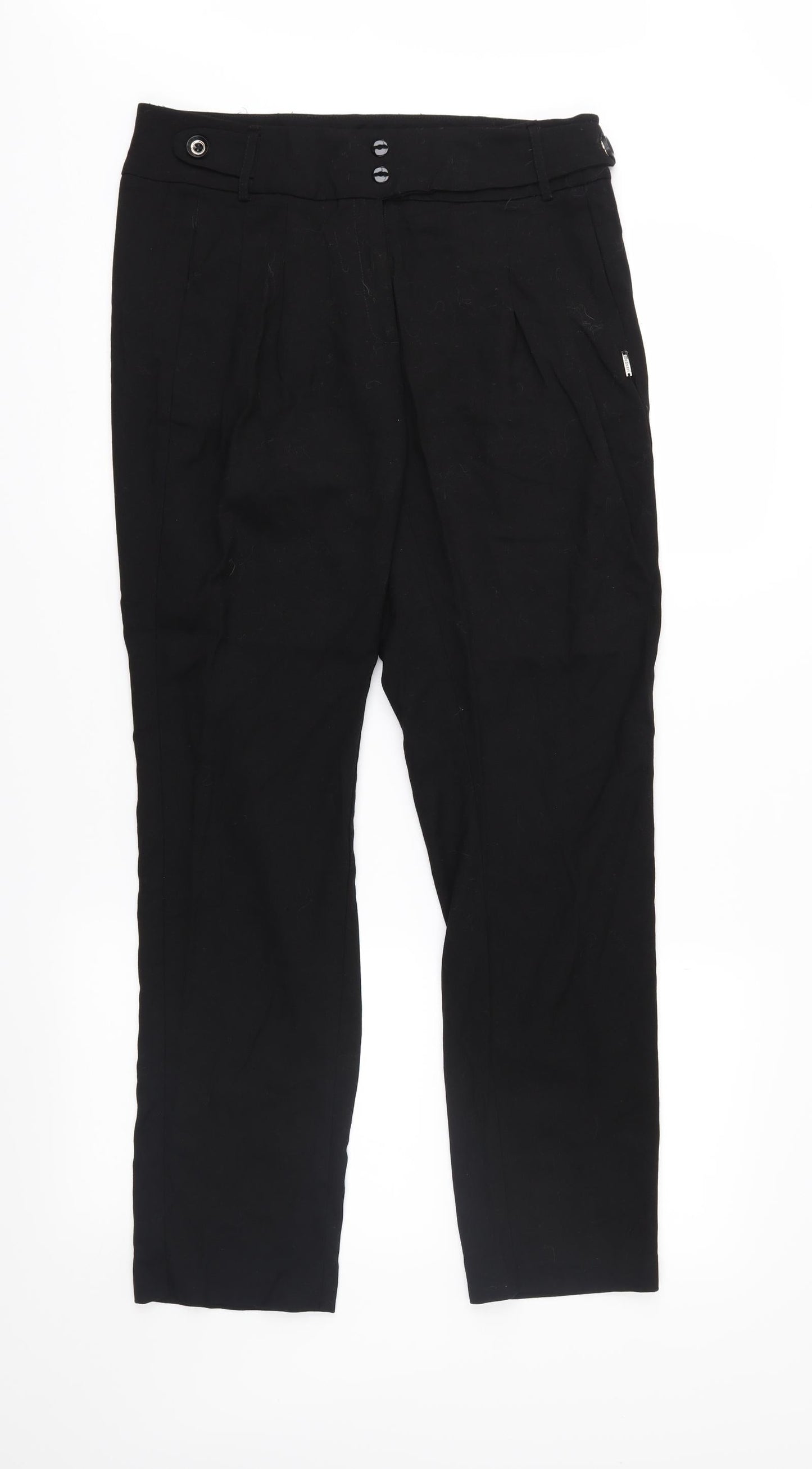 Womens UK Size 10 Monnari Regular Fit  Black Trousers