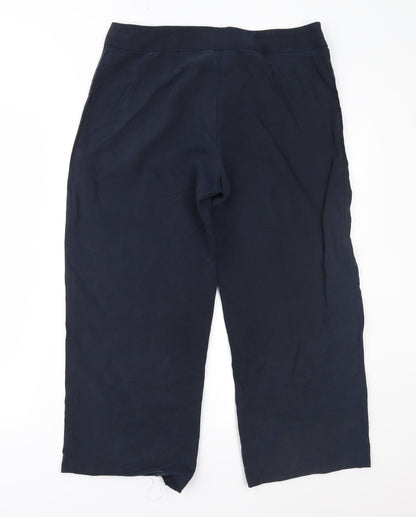 Womens UK Size 14 JFW Regular Fit Cropped Blue Trousers