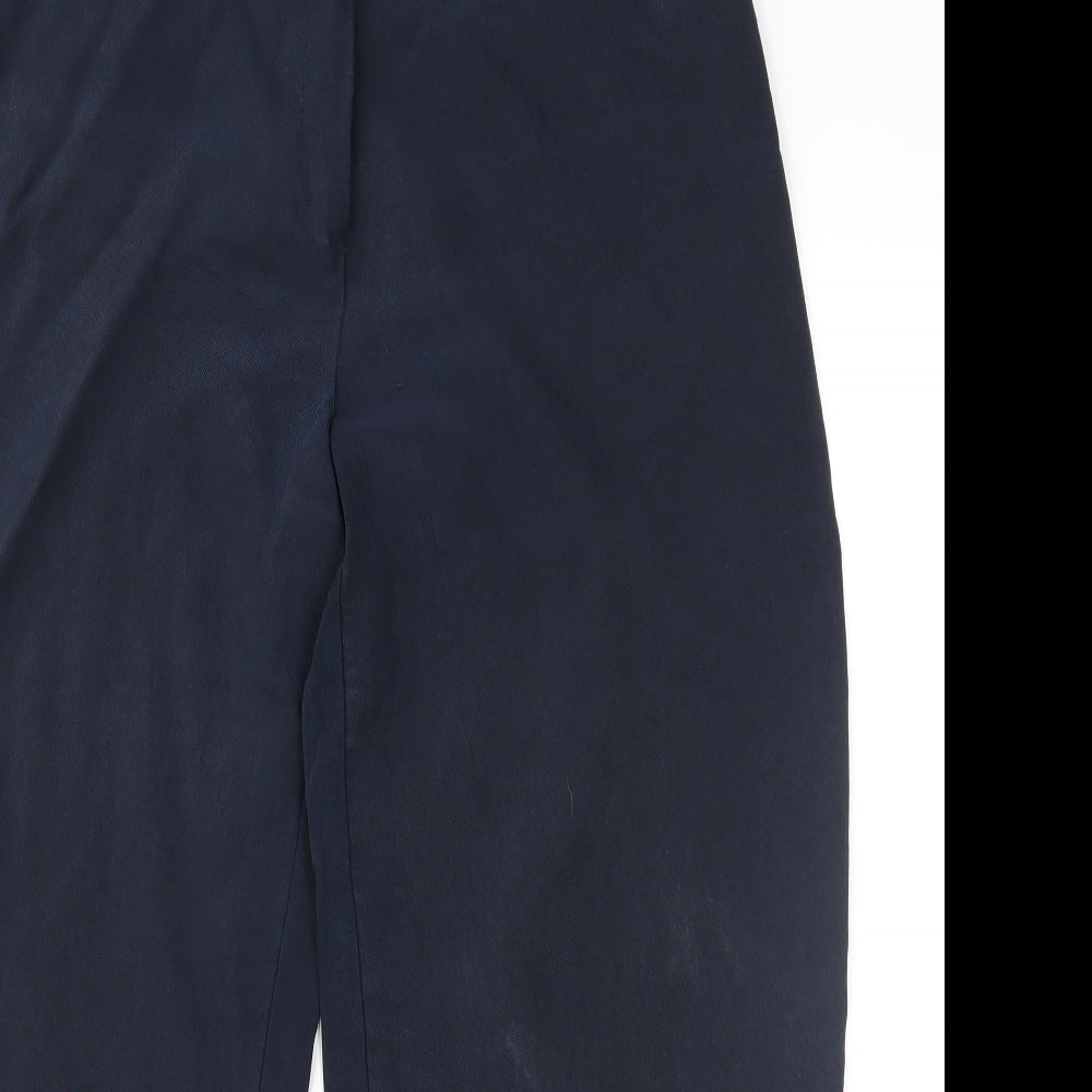 Womens UK Size 14 JFW Regular Fit Cropped Blue Trousers