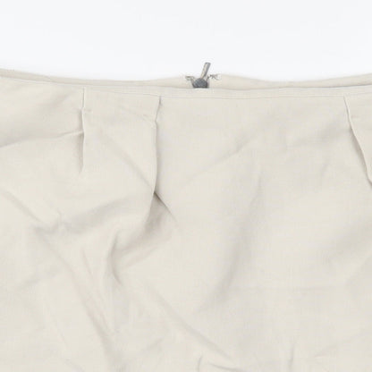 Mango Womens Beige   Mini Skirt Size 8