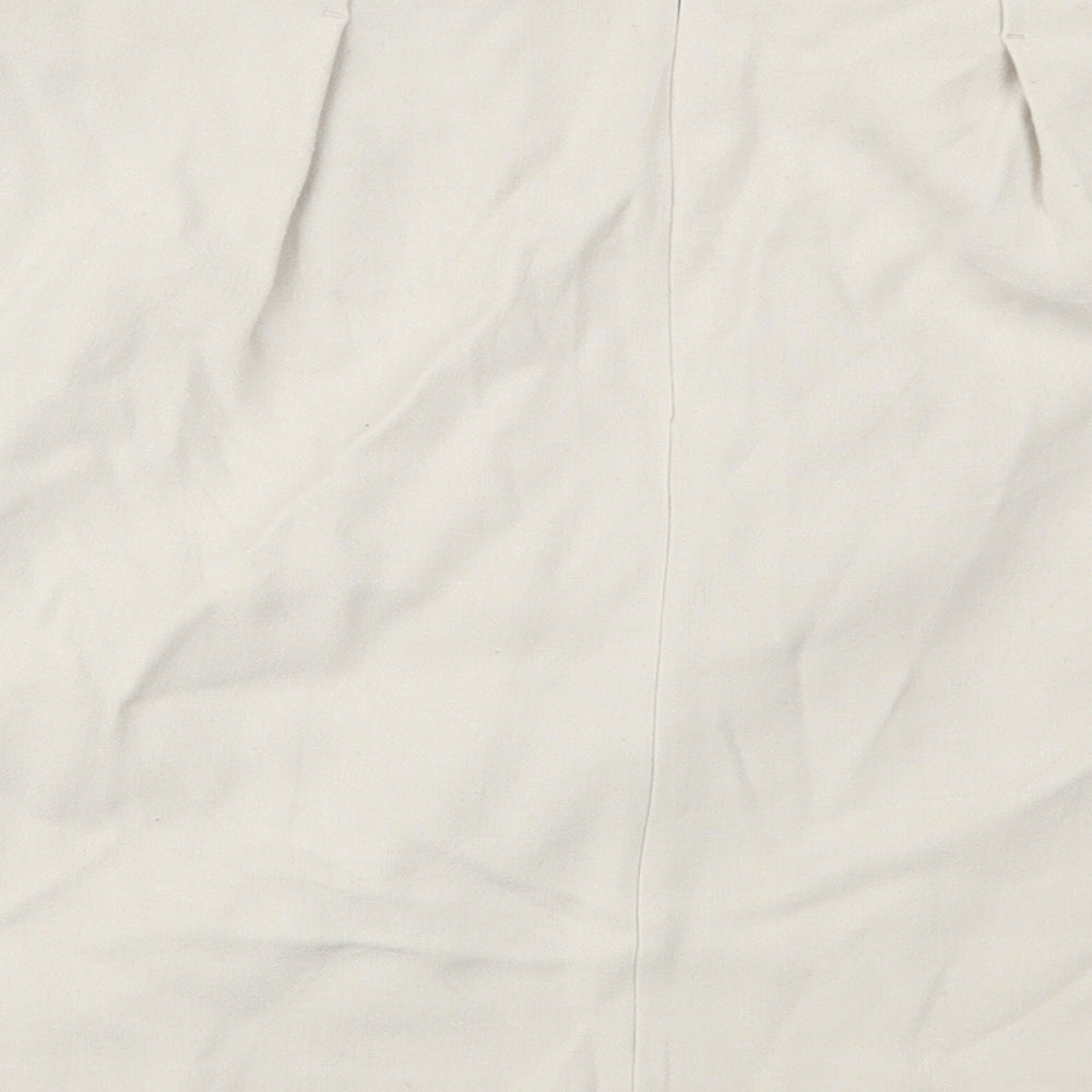 Mango Womens Beige   Mini Skirt Size 8