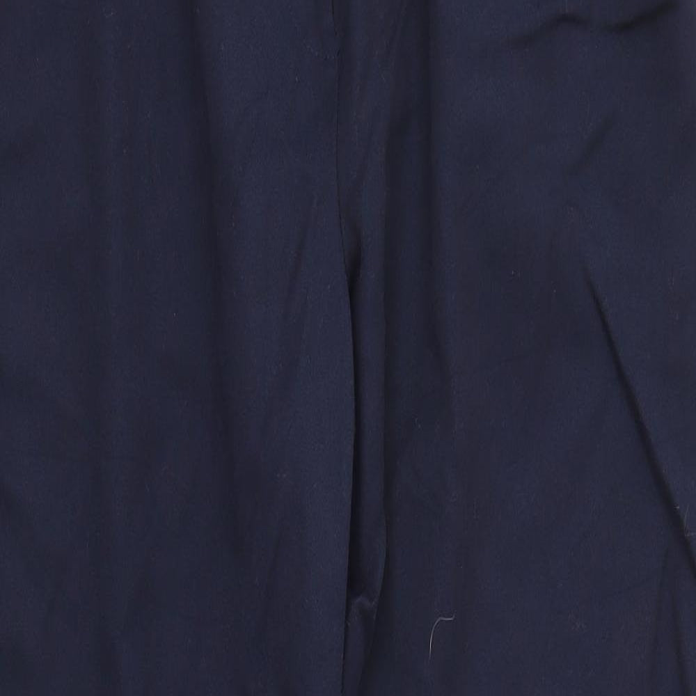Womens UK Size 16 Preworn Regular Fit  Black Trousers