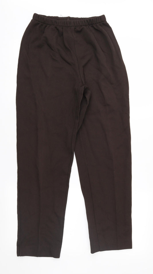 Womens UK Size S Bonmarché Regular Fit  Brown Trousers