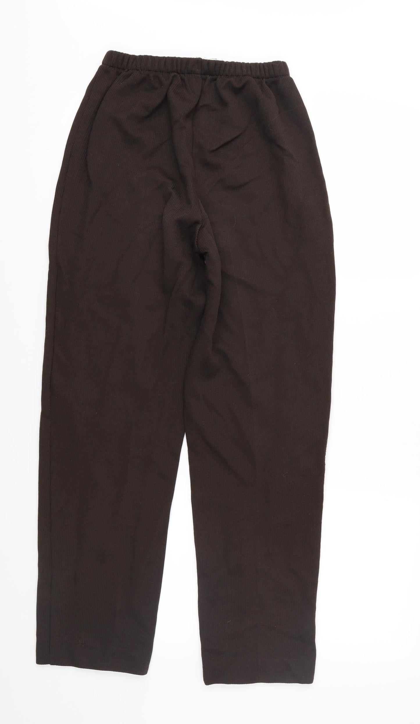 Womens UK Size S Bonmarché Regular Fit  Brown Trousers