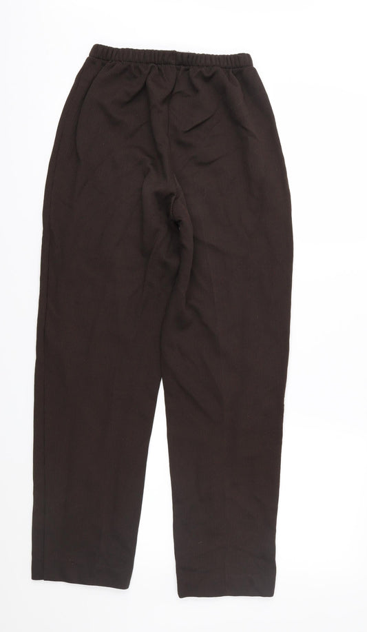 Womens UK Size S Bonmarché Regular Fit  Brown Trousers
