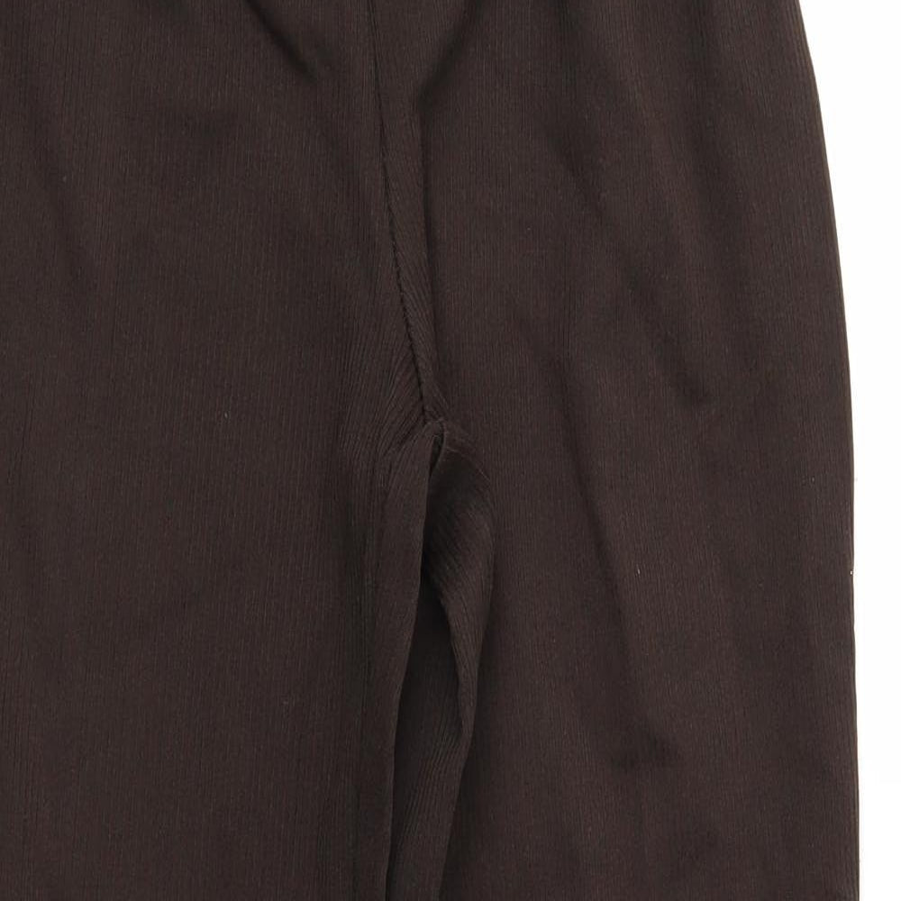 Womens UK Size S Bonmarché Regular Fit  Brown Trousers