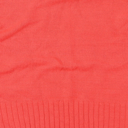 George Womens Red  Knit Pullover Jumper Size M