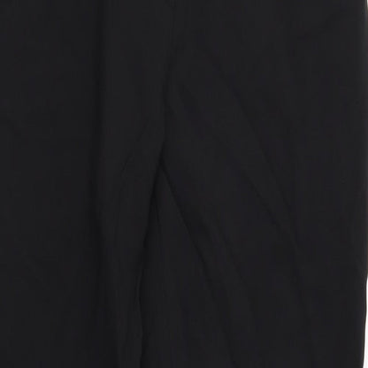 Papaya Womens Black   Trousers  Size 12 L30 in