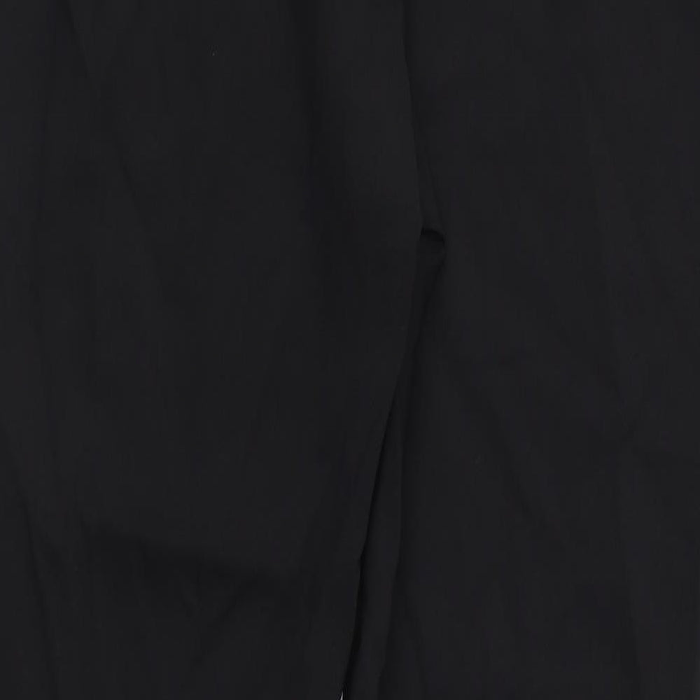 Papaya Womens Black   Trousers  Size 12 L30 in