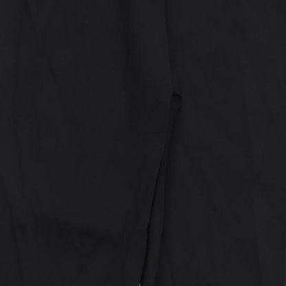 Papaya Womens Black   Trousers  Size 12 L30 in