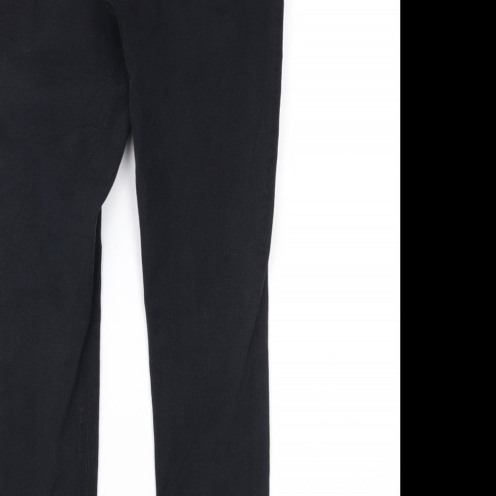 French Connection Womens Black  Denim Skinny Jeans Size 8 L26 in