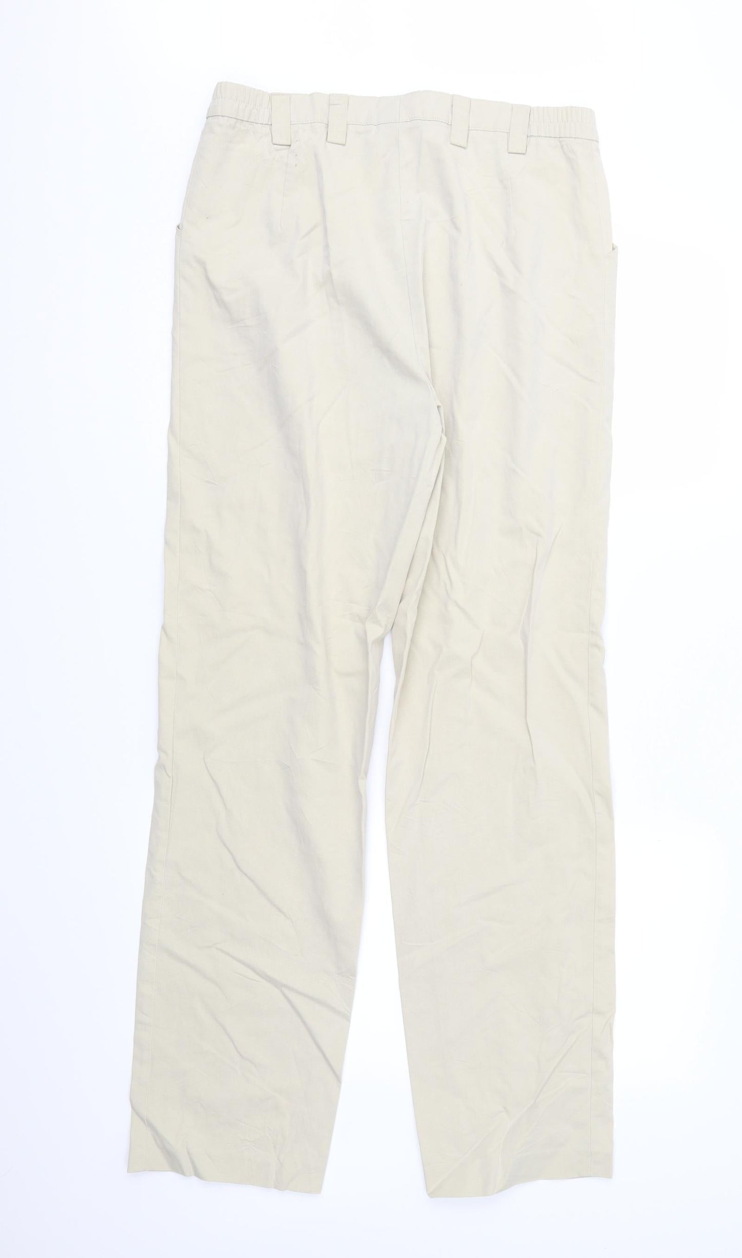 Womens UK Size 14 Wichele Regular Fit  Beige Trousers