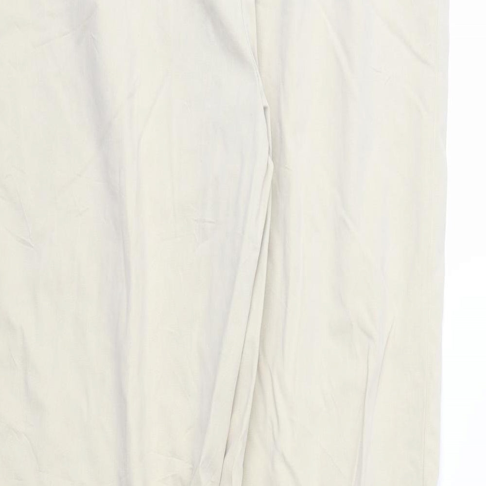 Womens UK Size 14 Wichele Regular Fit  Beige Trousers