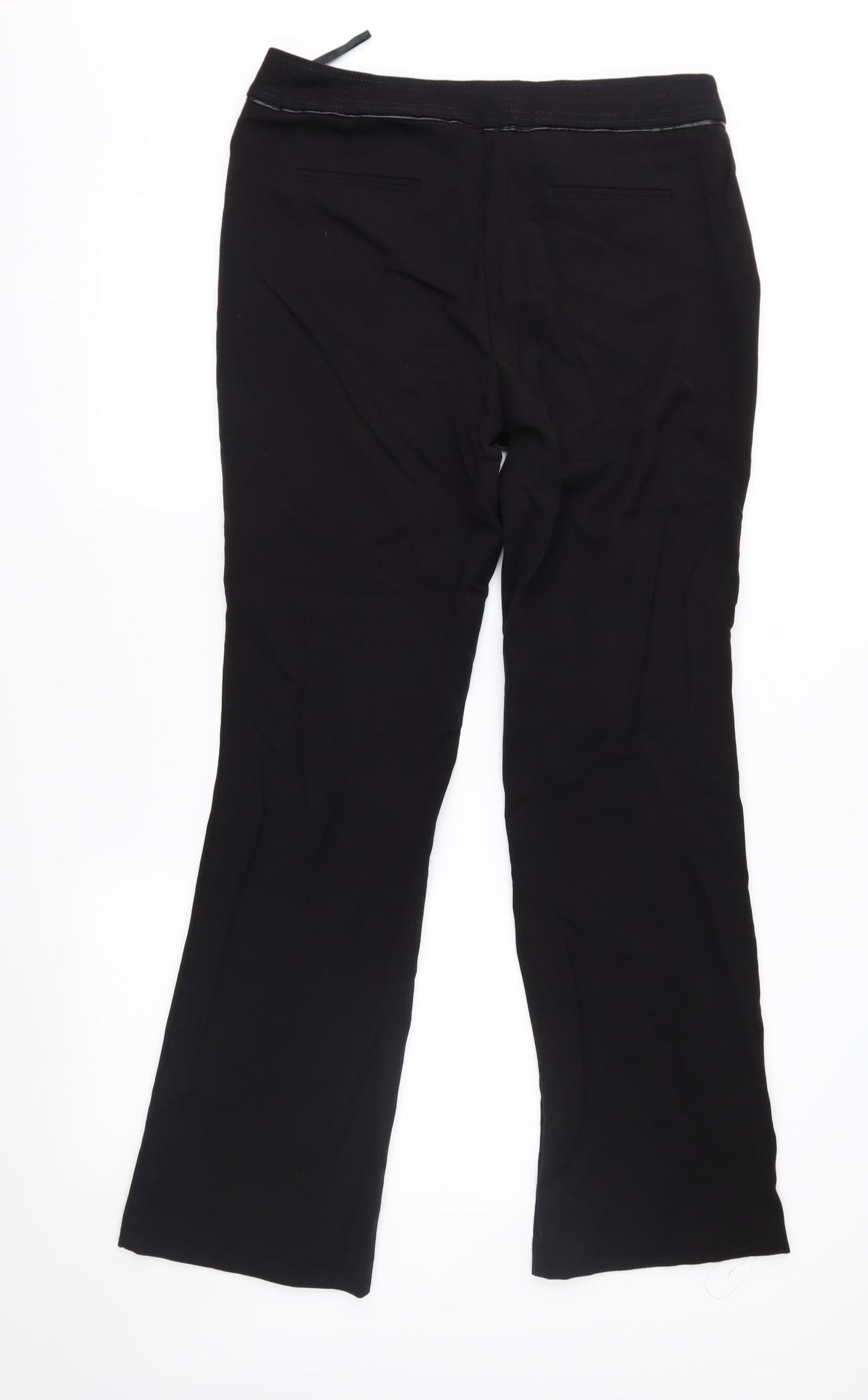 F&F Womens Black   Trousers  Size 10 L30 in
