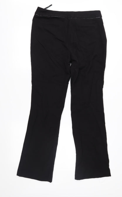 F&F Womens Black   Trousers  Size 10 L30 in
