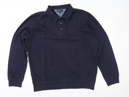 Mens UK Size L Easy Blue Pullover Sweatshirt