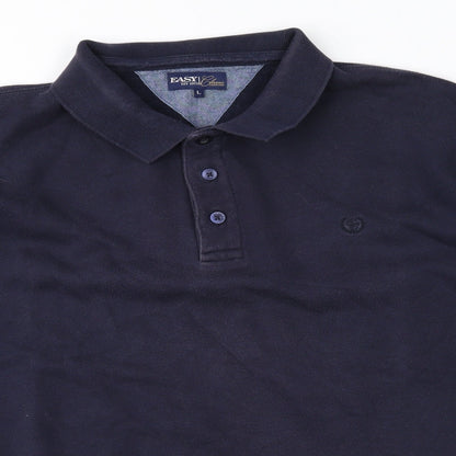Mens UK Size L Easy Blue Pullover Sweatshirt