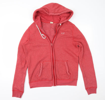 Hollister Womens Red   Full Zip Hoodie Size S